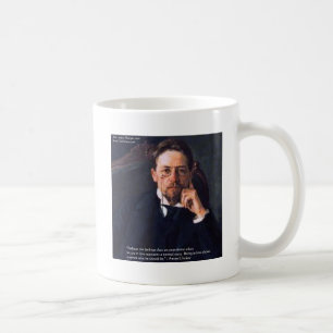 Caneca De Café Presentes Camisetas Cartões Citação Chekhov "Amor