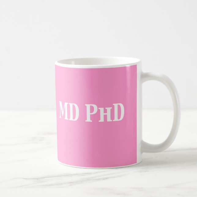 Caneca De Café Presentes da DM PhD (Direita)