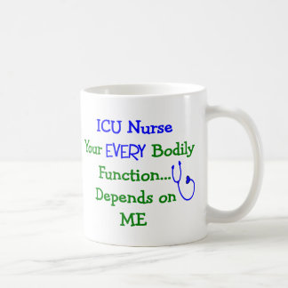 Caneca De Café Presentes da enfermeira de ICU