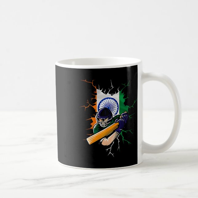 Caneca De Café Presentes da Equipe Nacional de Críquete da Índia  (Direita)