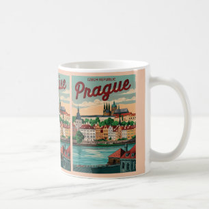 Caneca De Café presentes da república checa da cidade de praga vi
