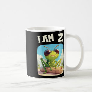 Caneca De Café Presentes de 2 anos de idade 2 Aniversário Grilos