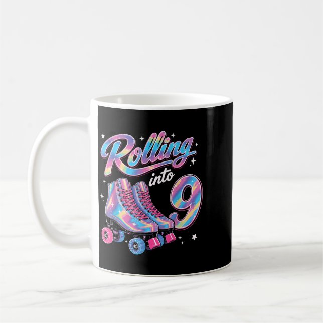 Caneca De Café Presentes de Aniversário com Design de Patins de R (Esquerda)
