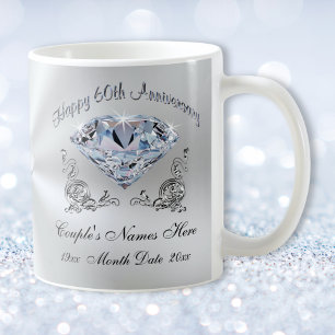 Caneca De Café Presentes de aniversário de 60 anos para avós