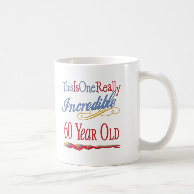 Caneca De Café Presentes de aniversário do divertimento 60th (Direita)