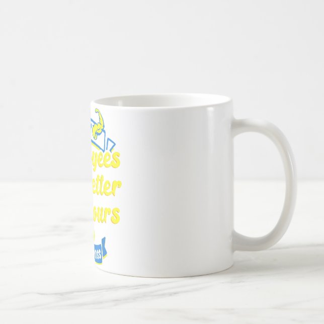 Caneca De Café Presentes de Apreciação do Funcionário Mostram Nas (Direita)
