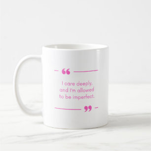 Caneca De Café Presentes de Autocuidado Encorajamento Bem-Estar E