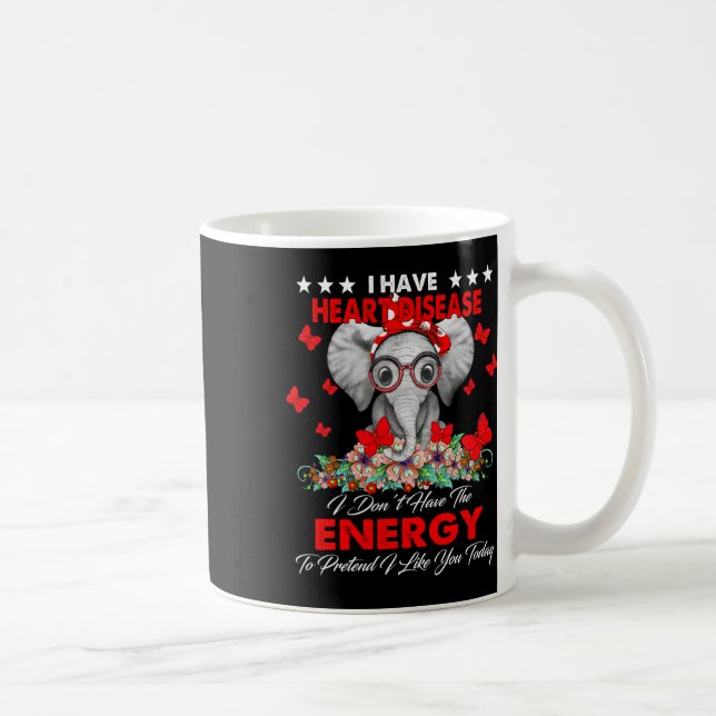 Caneca De Café Presentes de conscientização sobre doenças cardíac (Direita)
