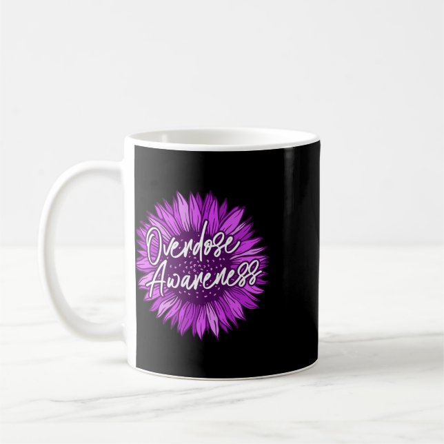 Caneca De Café Presentes de Conscientização sobre Sobredosagem de (Esquerda)
