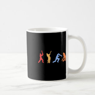 Caneca De Café Presentes de Críquete - Jogador de Críquete Cores 
