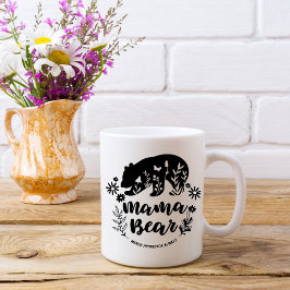 Caneca De Café Presentes de dia de as mães | Urso da mamã | Mugs 