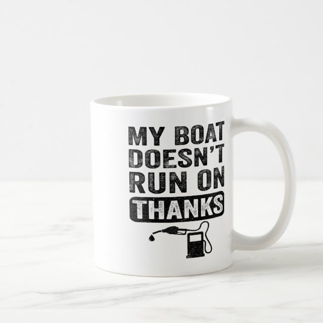 Caneca De Café Presentes de Embarcação Para Proprietários de Barc (Direita)
