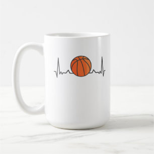 Caneca De Café Presentes de esporte para batimentos cardíacos de