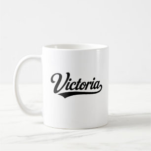 Caneca De Café Presentes de família último primeiro nome Victoria