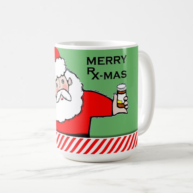Caneca De Café Presentes de Férias para Farmacêuticos (Frente Esquerda)