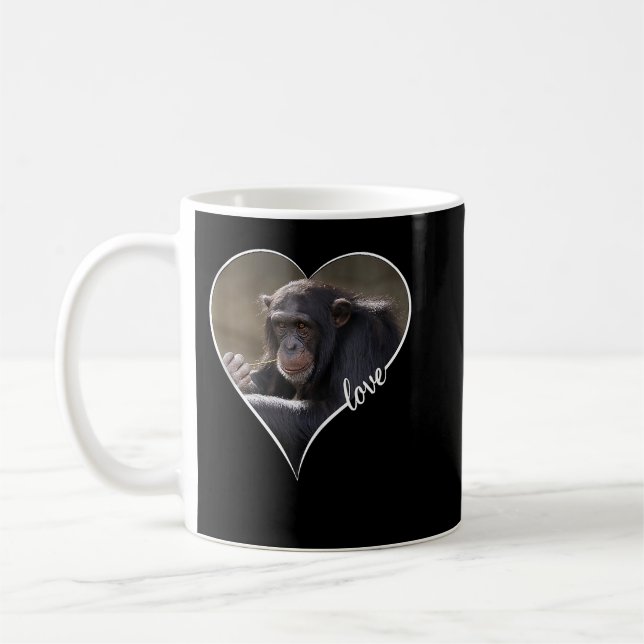 Caneca De Café Presentes de macaco chimpanzés (Esquerda)