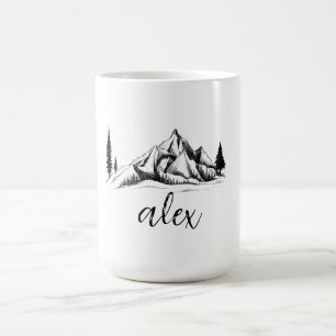 Caneca De Café Presentes de Montanha para o Presente do Sobrevive