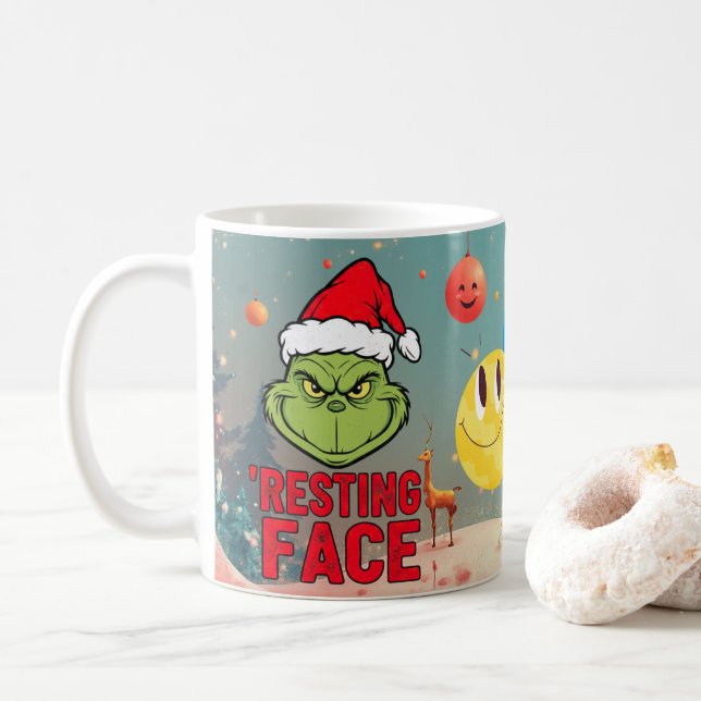 Caneca De Café Presentes de Natal 2025 (Com Donut)