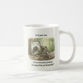Caneca De Café Presentes de Percevejo Engraçados Percevejo Marrom