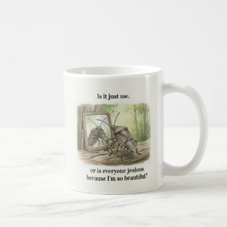 Caneca De Café Presentes de Percevejo Engraçados Percevejo Marrom