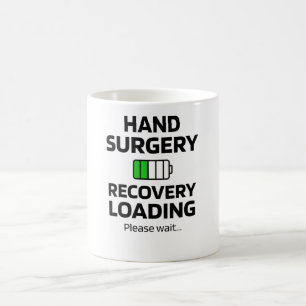 Caneca De Café Presentes de Recuperação de Cirurgia de Mão  Ci