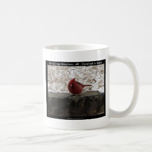 Caneca De Café Presentes de Roupas Cardinal Hot Springs Nat. Park