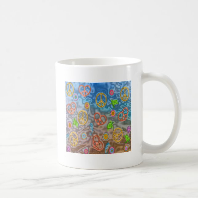Caneca De Café Presentes de Roupas da Vida Oceânica Pacífica dos  (Direita)
