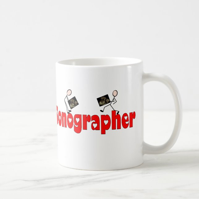 Caneca De Café Presentes de Sonographer (Direita)