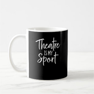 Caneca De Café Presentes de Teatro de Atores é meu Spo