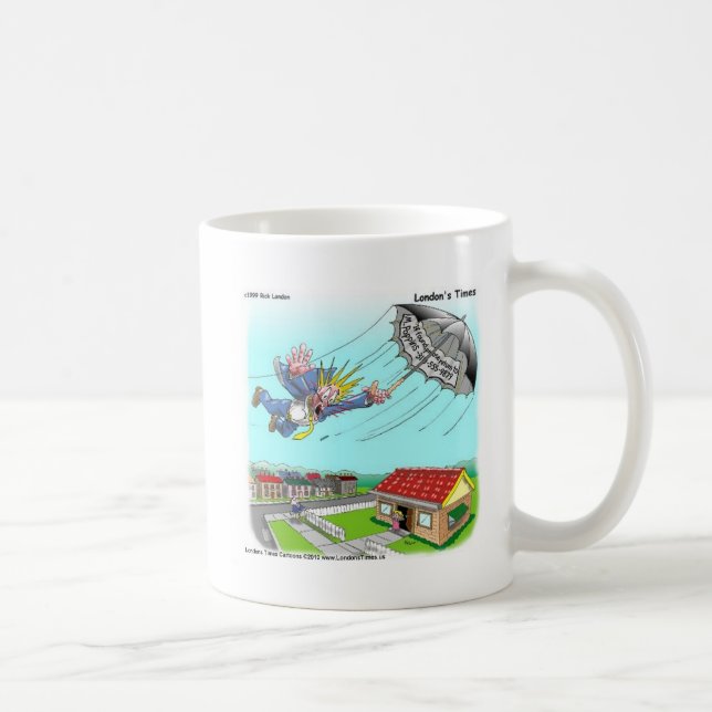 Caneca De Café Presentes Divertidos Camisetas Etc Guarda-Chuva Ma (Direita)