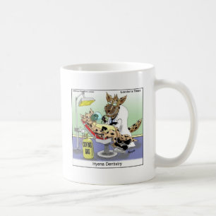 Caneca De Café Presentes Divertidos de Odontologia de Hiena, Cami