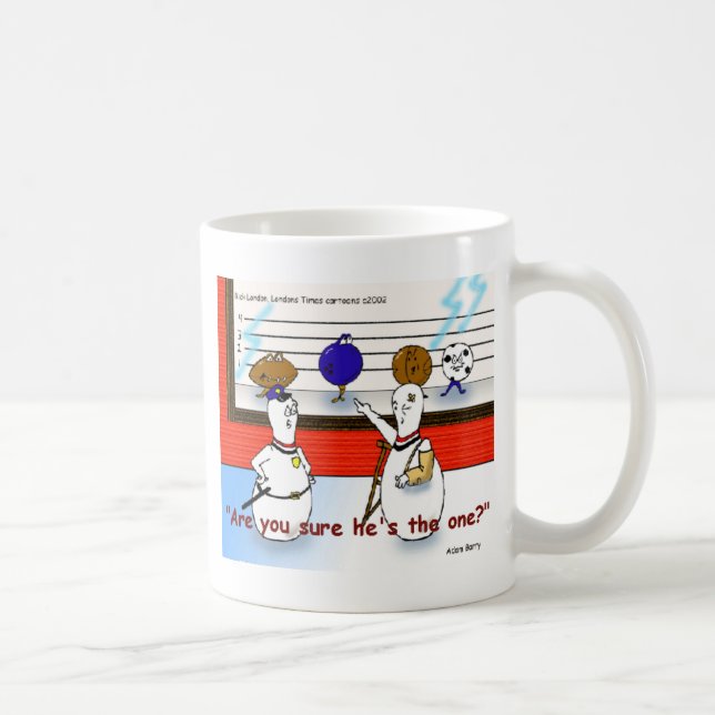 Caneca De Café Presentes Divertidos e Colecionáveis Crimes da Bol (Direita)