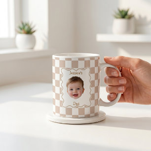 Caneca De Café Presentes do Dia dos Pais para o Papai Marrom