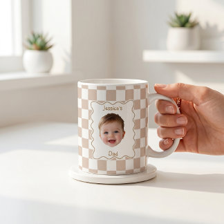Caneca De Café Presentes do Dia dos Pais para o Papai Marrom
