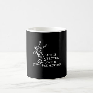 Caneca De Café Presentes do jogador de badminton