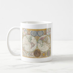 Caneca De Café Presentes do mapa do mundo