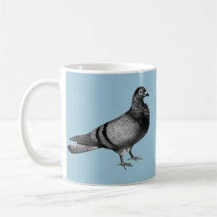 Caneca De Café Presentes do pombo do vintage