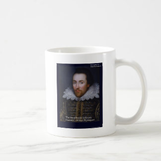 Caneca De Café Presentes e Cartões com Citação de Shakespeare "Am