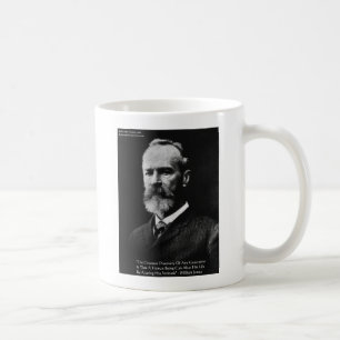Caneca De Café Presentes e Cartões com Citações de William James 
