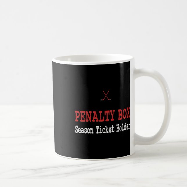 Caneca De Café Presentes e Designs Five Hole Hockey - Hockey Engr (Direita)