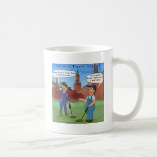 Caneca De Café Presentes Engraçados de Metal Russo por Rick Londo