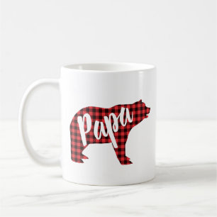 Caneca De Café Presentes engraçados do Dia dos Pais do Papai Urso
