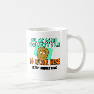 Caneca De Café Presentes engraçados dos t-shirt do trabalho