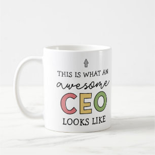 Caneca De Café Presentes engraçados para CEO   Presentes de Chefe