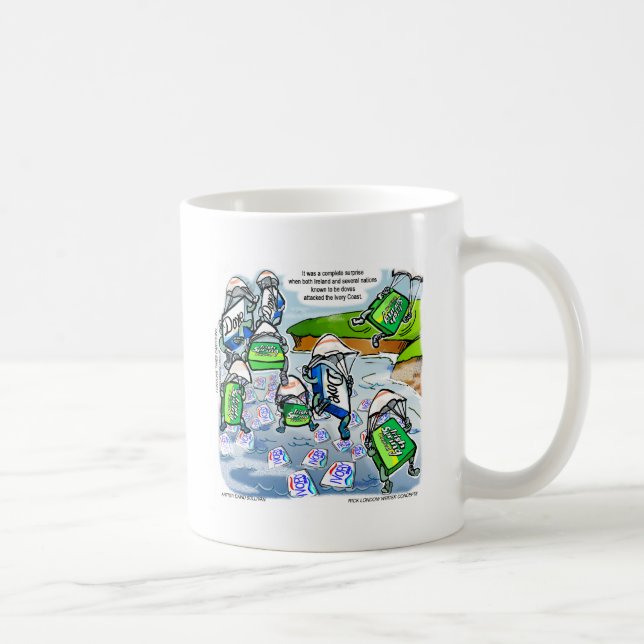 Caneca De Café Presentes Engraçados Surpresa da Costa do Marfim C (Direita)