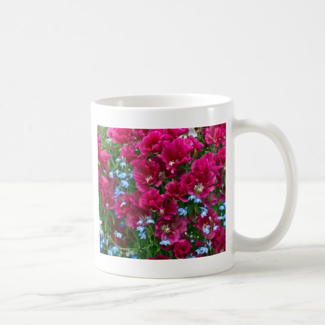 Caneca De Café Presentes Godetia e Lobelia (Direita)
