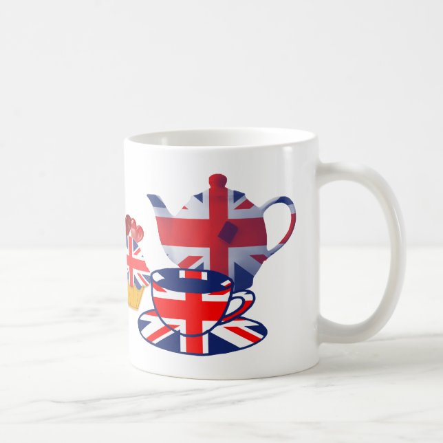 Caneca De Café Presentes ingleses do Chá-tempo (Direita)