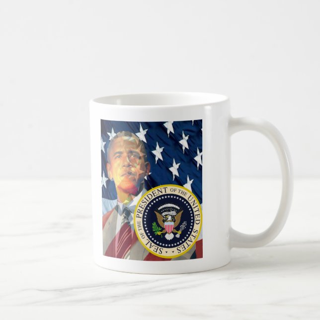 Caneca De Café Presentes Obama 3 (Direita)