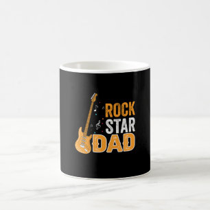 Caneca De Café Presentes Papai Papai Estrela do Rock