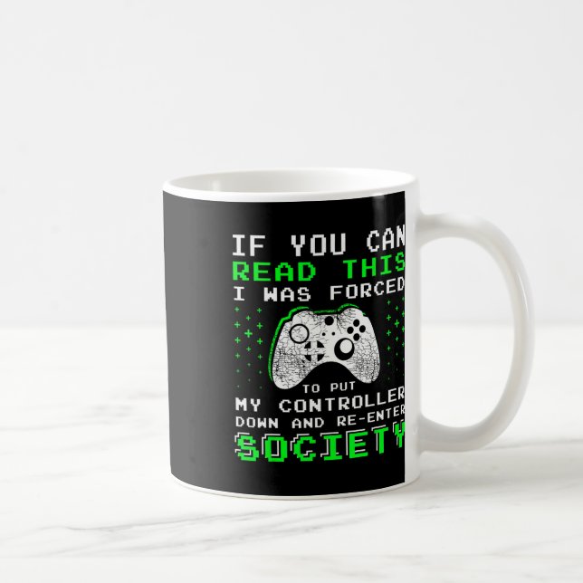 Caneca De Café Presentes Para Adolescentes - Se Puder Ler Este Ví (Direita)